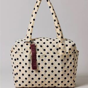 White and Black - BAGGU Small Cloud Carry-On Bag